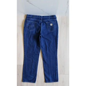 Carhartt Jeans Mens 40x32 Blue Flame Resistant Workwear Denim